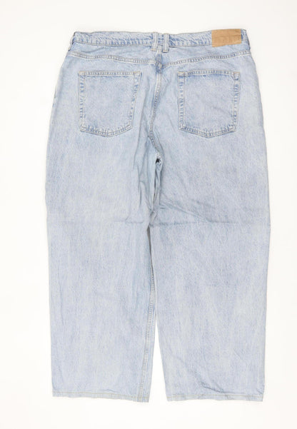 ASOS DESIGN Women’s Blue High-Rise Relaxed Mom Jeans Size 20