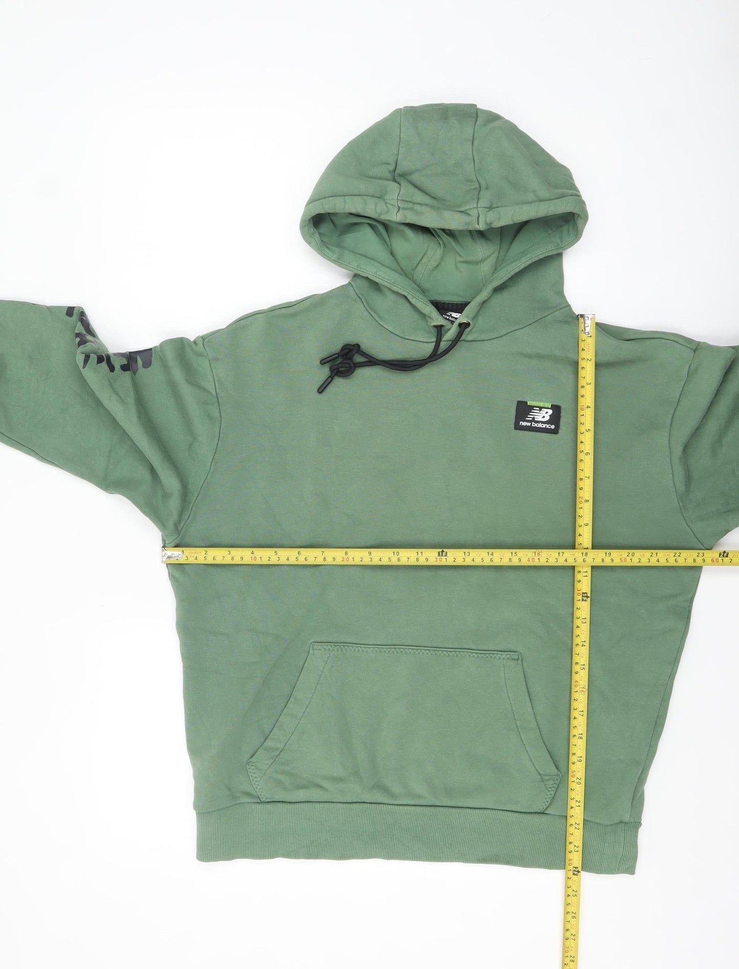 New Balance Men's Green Pullover Hoodie M Sports Fleece