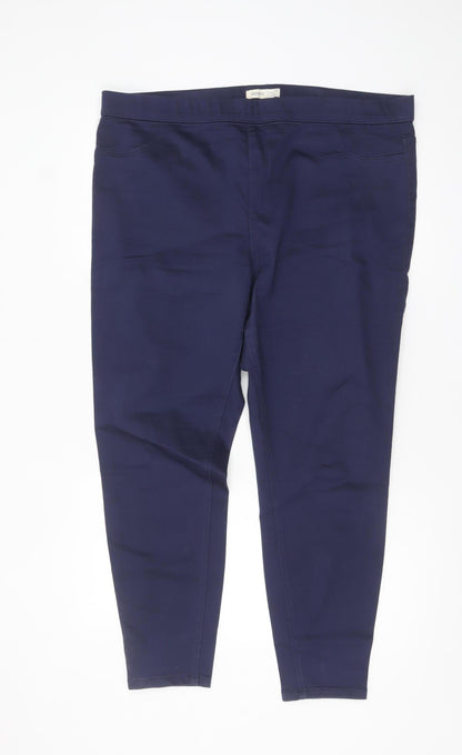 Marks and Spencer Women’s Blue Stretch Jegging Trousers Size 20 Regular