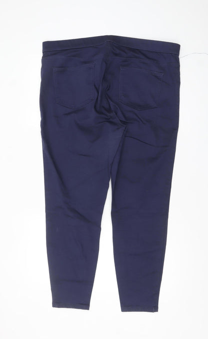 Marks and Spencer Women’s Blue Stretch Jegging Trousers Size 20 Regular