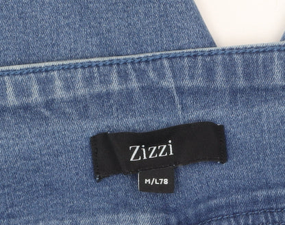 Zizzi Women's Blue Denim Jegging Jeans L Stretch Mid Rise