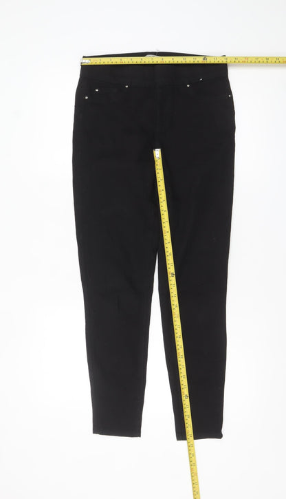Denim Co. Women's Black Skinny Jeans Size 10 Slim Fit Stretch