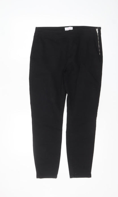 Savior Women's Black Size 14 Slim Fit Jegging Jeans