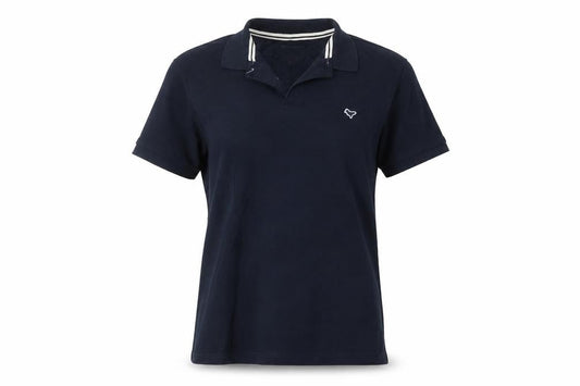 Weekend Offender Unisex Blue Cotton Polo Shirt M Casual Short Sleeve