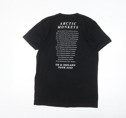 Earth Positive Men's Black Arctic Monkeys Tour 2023 Band T-Shirt Size S