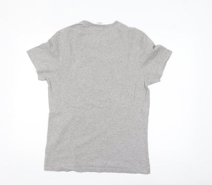 The North Face Men's Grey Crew Neck Short Sleeve Cotton T-Shirt M