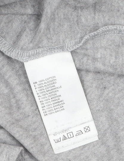 The North Face Men's Grey Crew Neck Short Sleeve Cotton T-Shirt M