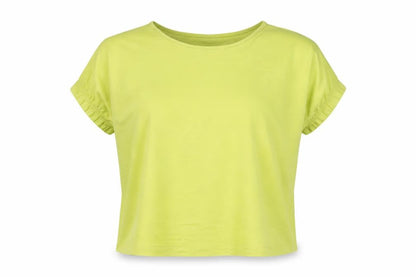Masai Women Green XS Relaxed Viscose Jersey Short Sleeve T-Shirt