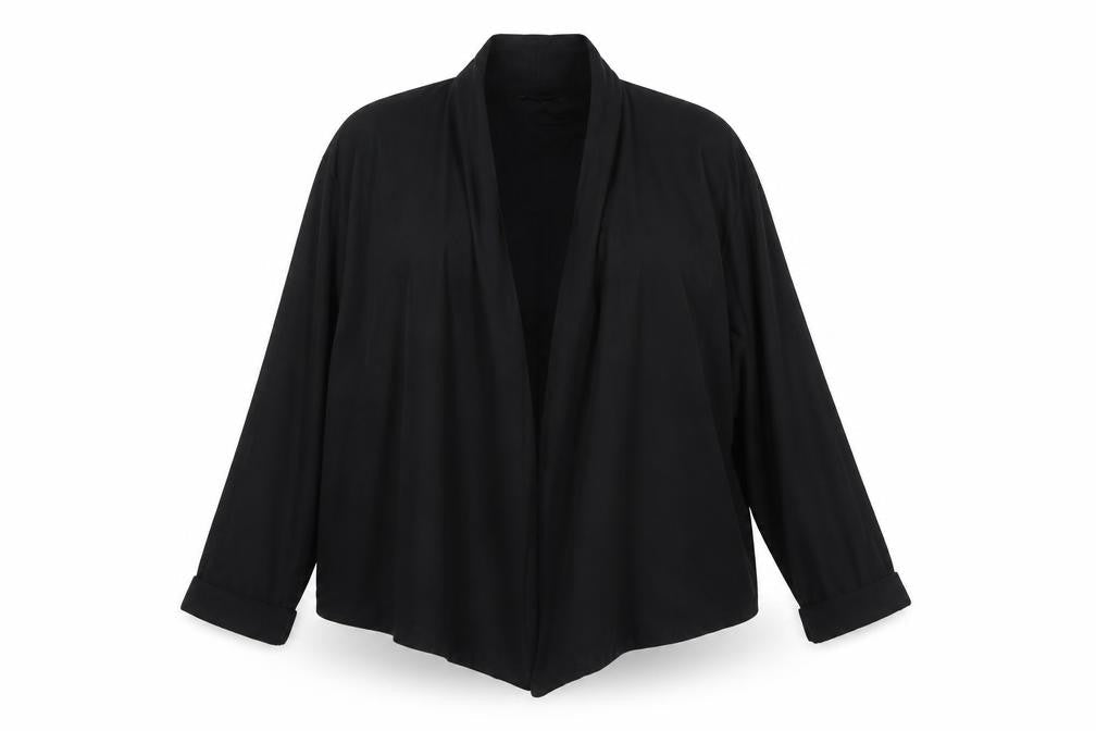 Marks and Spencer Women’s Black Viscose Open Jacket Size 20