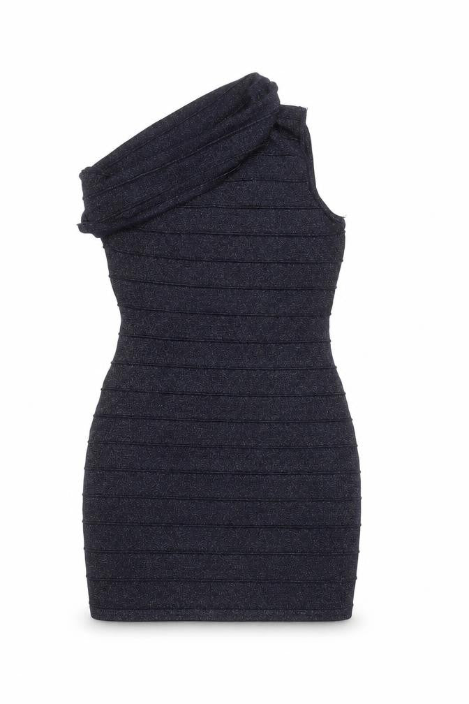 Dolly Delicious Women’s Black One Shoulder Bodycon Dress Size M