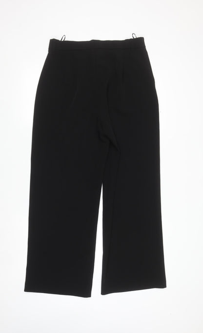 Savida Women’s Black Wide-Leg Dress Pants Size 12 Tailored Fit