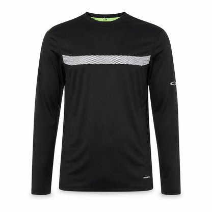 Champion Mens Black Long Sleeve Duodry Athletic Running Top Size S