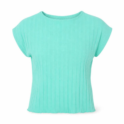 Gallery Women’s Green Short Sleeve Polyester Blouse Size S