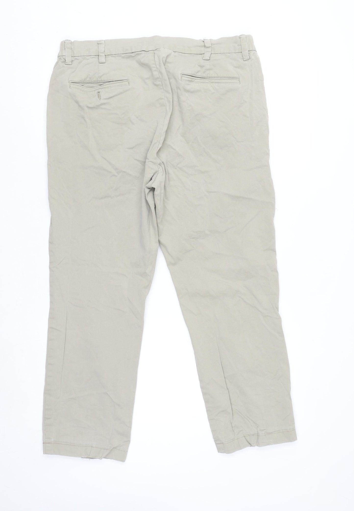 St. Bernard for Dunnes Stores Men's Beige 36N Cotton Chino Trousers