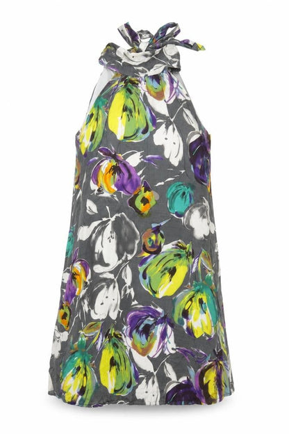 Dolce Vita Women’s Multicoloured Floral Halter Neck Shift Dress Size 12