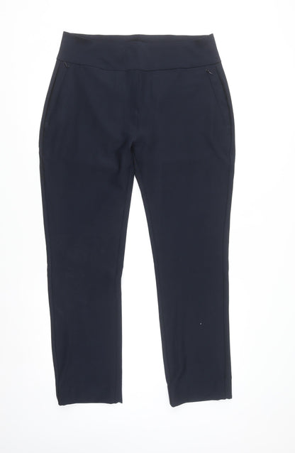 Green Lamb Womens Blue Size 14 Slim Stretch Trousers
