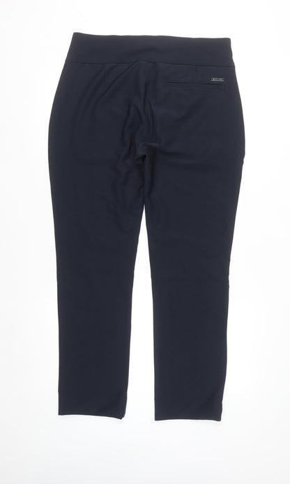 Green Lamb Womens Blue Size 14 Slim Stretch Trousers