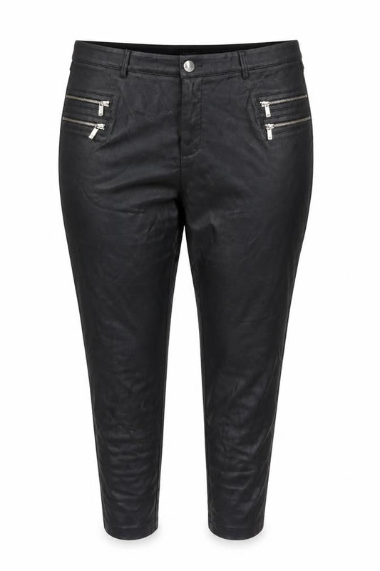River Island Women’s Black Faux Leather Skinny Trousers Size 20
