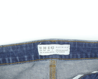 Primark Denim Co Women Blue Size 10 Skinny Jeans Stretch Mid Rise