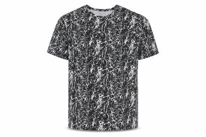 Cedarwood State Men's Black White Graphic Print Cotton T-Shirt L