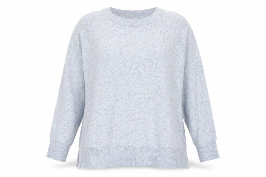 Next Women's Blue Crew Neck Long Sleeve Knit Jumper Size 20