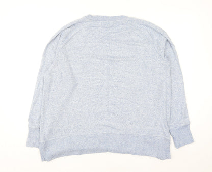 Next Women's Blue Crew Neck Long Sleeve Knit Jumper Size 20