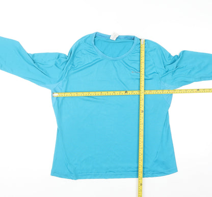 Decathlon Men’s Blue XL Long Sleeve Athletic Quick Dry Top