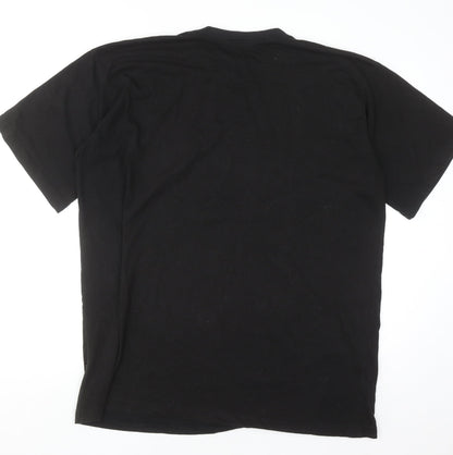 PrettyLittleThing Women's Black Boston Graphic T-Shirt UK 12