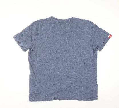 Alpkit Men's Blue Organic Cotton XL Crew Neck T-Shirt