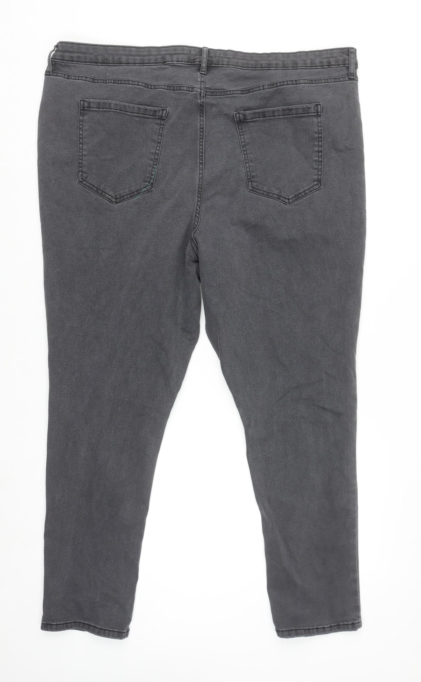 F&F Women’s Grey Skinny Stretch Jeans Size 22 Plus Fit