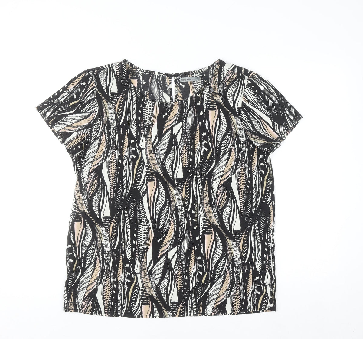 Soaked In Luxury Women's Multicoloured Abstract Blouse Size M