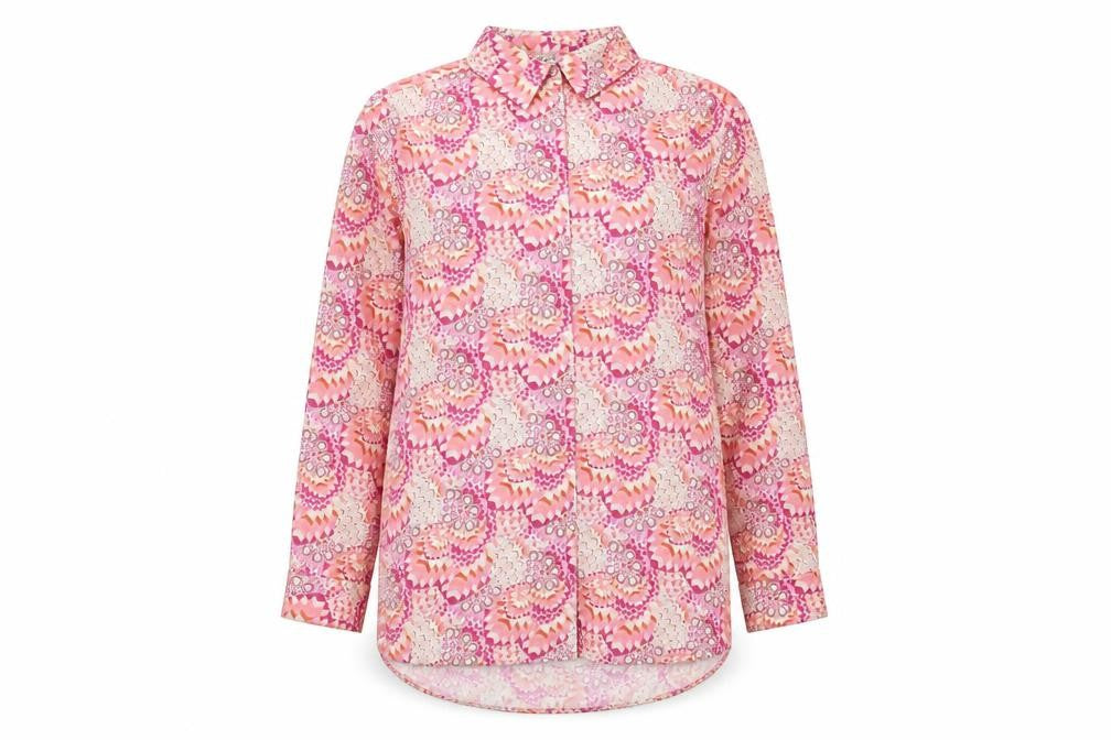 Gallery Womens Multicoloured Geometric Blouse Size 12