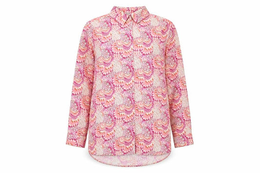Gallery Womens Multicoloured Geometric Blouse Size 12