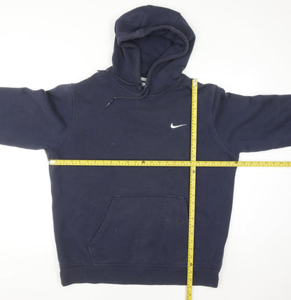 Nike Men's Blue XL Pullover Hoodie Fleece Cotton Logo Sportswear