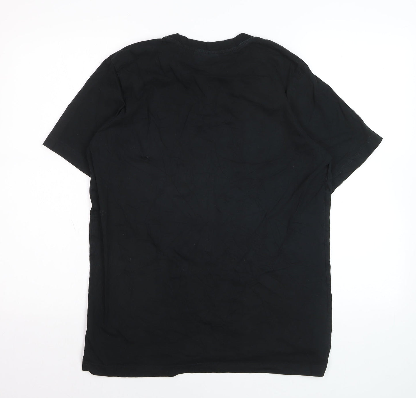 Ellesse Men's Black Logo Graphic Short Sleeve T-Shirt Size L