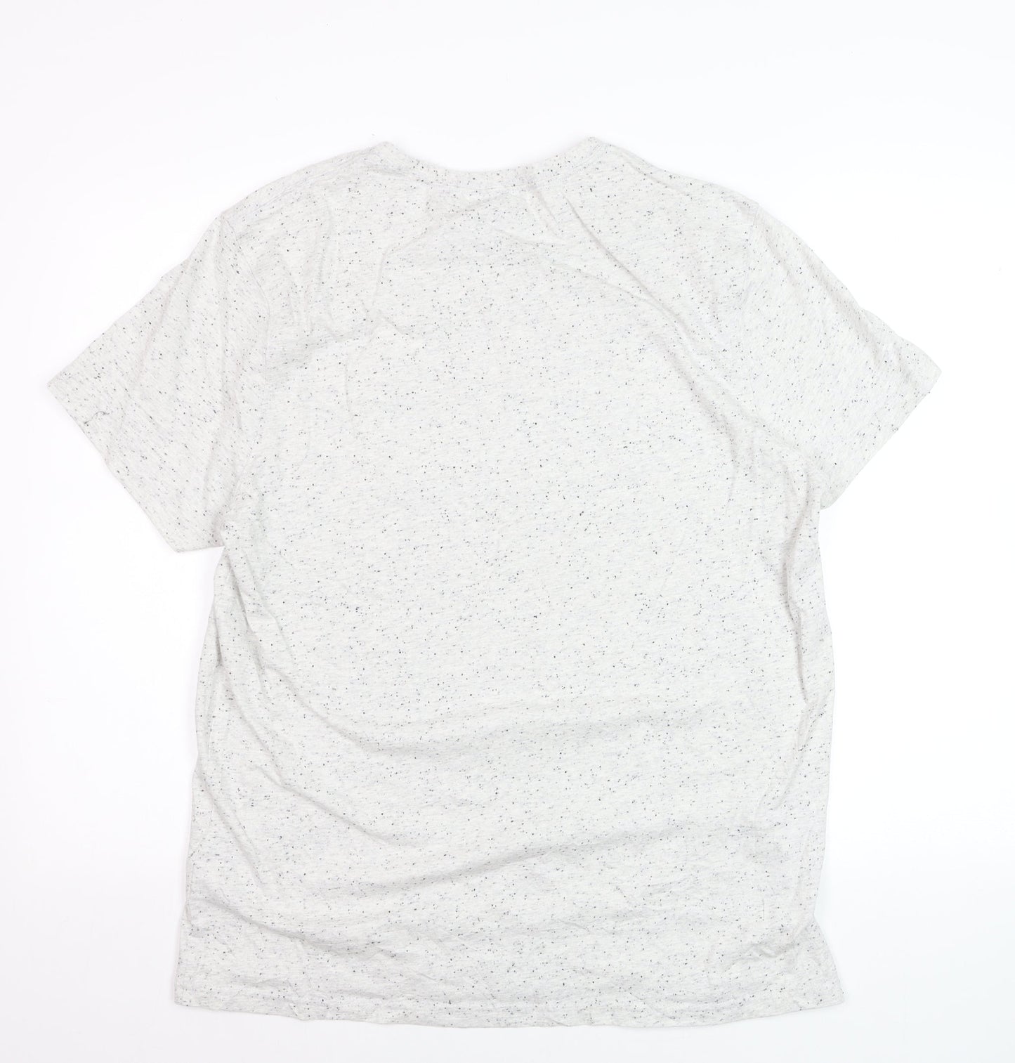 Jack Wills Men's Grey Speckled Slim Fit Crew Neck T-Shirt XL