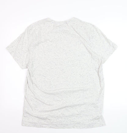 Jack Wills Men's Grey Speckled Slim Fit Crew Neck T-Shirt XL
