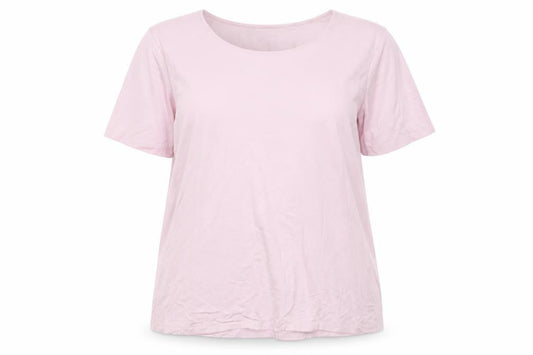 Viyella Women Pink XL Basic Short Sleeve Scoop Neck T-Shirt