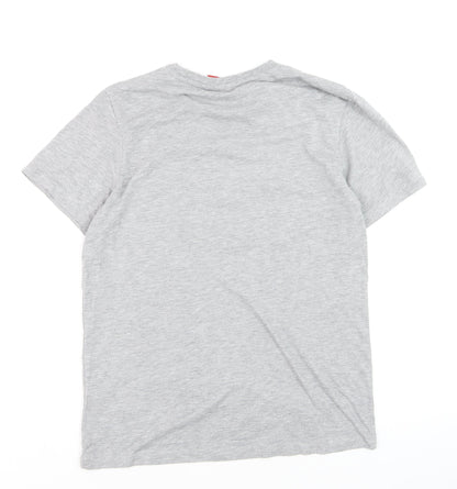 Primark Men’s Grey Coca-Cola Christmas Santa T-Shirt Size L