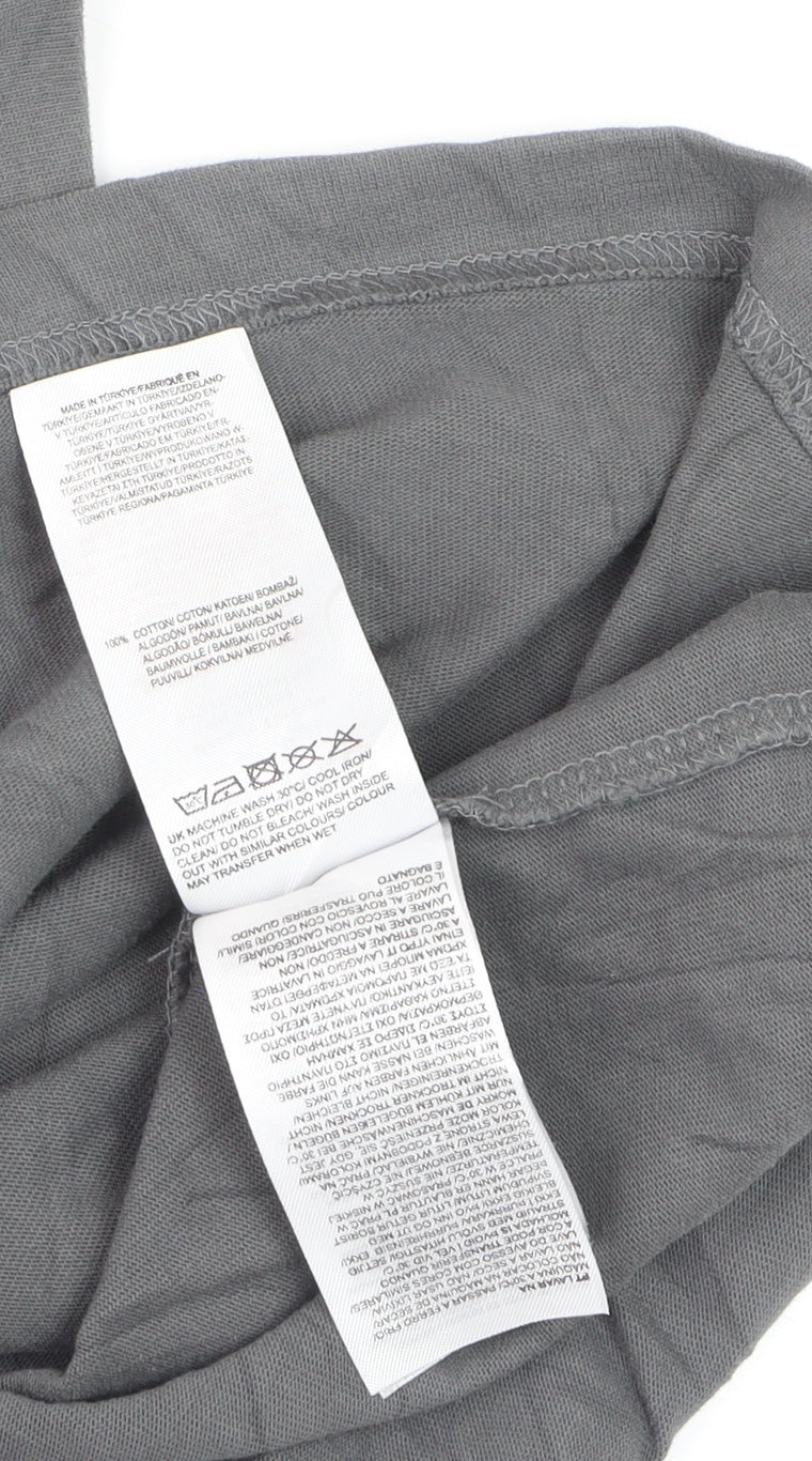 Jack Wills Men’s Grey Relaxed Fit Cotton T-Shirt XL