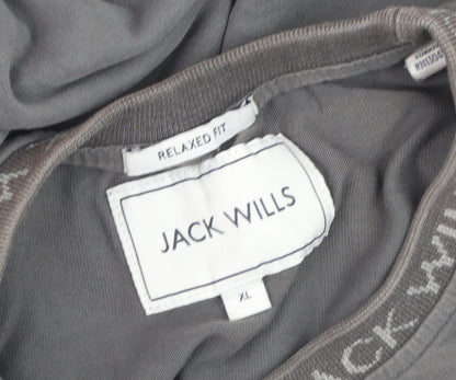 Jack Wills Men’s Grey Relaxed Fit Cotton T-Shirt XL