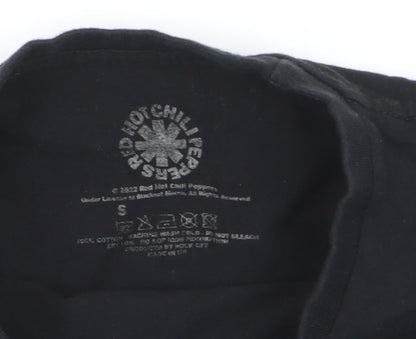 Red Hot Chili Peppers Men’s Black Cotton Band T-Shirt Size S