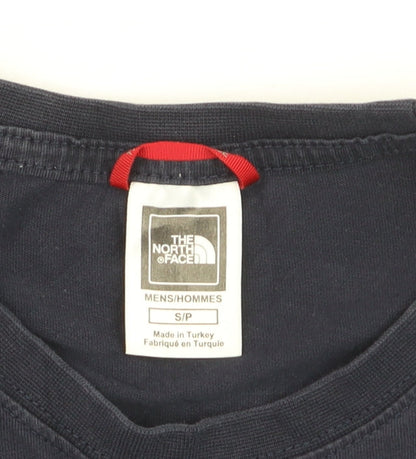 The North Face Men's Blue Small Crew Neck Cotton Outdoor T-Shirt