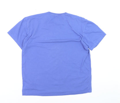Polo Ralph Lauren Men's Blue Crew Neck Cotton T-Shirt Size S