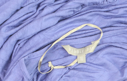 Pebble Bay Women’s Purple T-Shirt Dress Size 16 Casual Jersey