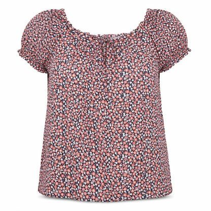Marks & Spencer Women’s Multicoloured Floral Short Sleeve Blouse Size 14