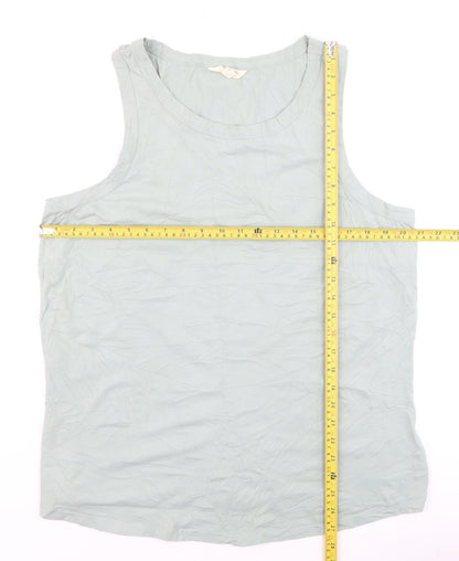 Seasalt Cornwall Women's Green Organic Cotton Tank Top UK 20