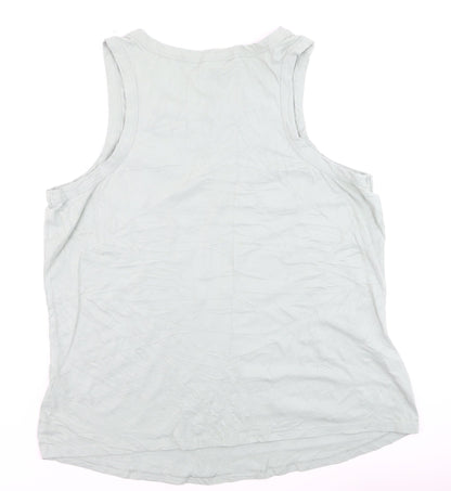 Seasalt Cornwall Women's Green Organic Cotton Tank Top UK 20