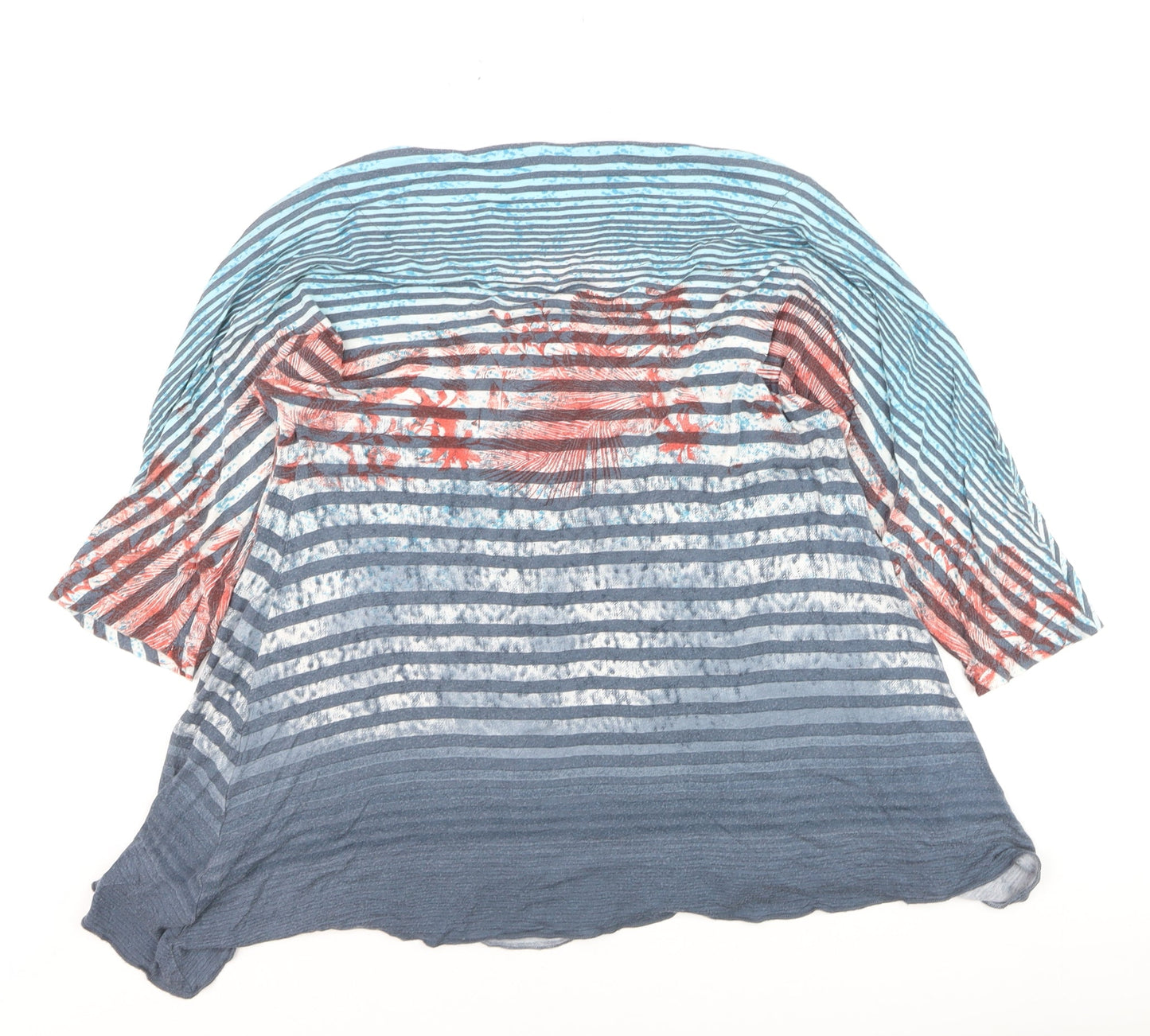 Marks and Spencer Per Una Women’s Multicoloured Striped Tunic Blouse Size 12