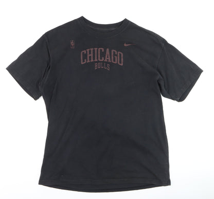 Nike Men’s Black Chicago Bulls NBA T-Shirt Size M Loose Fit